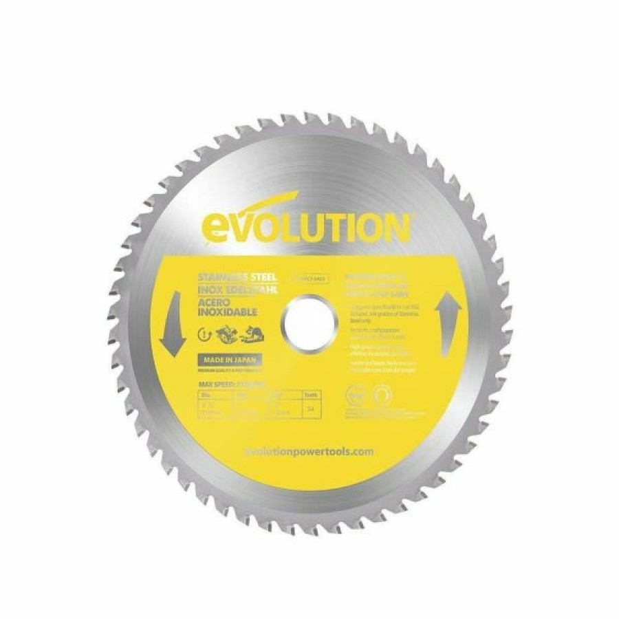 Evolution Power Tools * | Evolution 8-1/4 In. Stainless Steel Cutting Blade, 1 In. Arbor S210Tct-54Cs Promotions