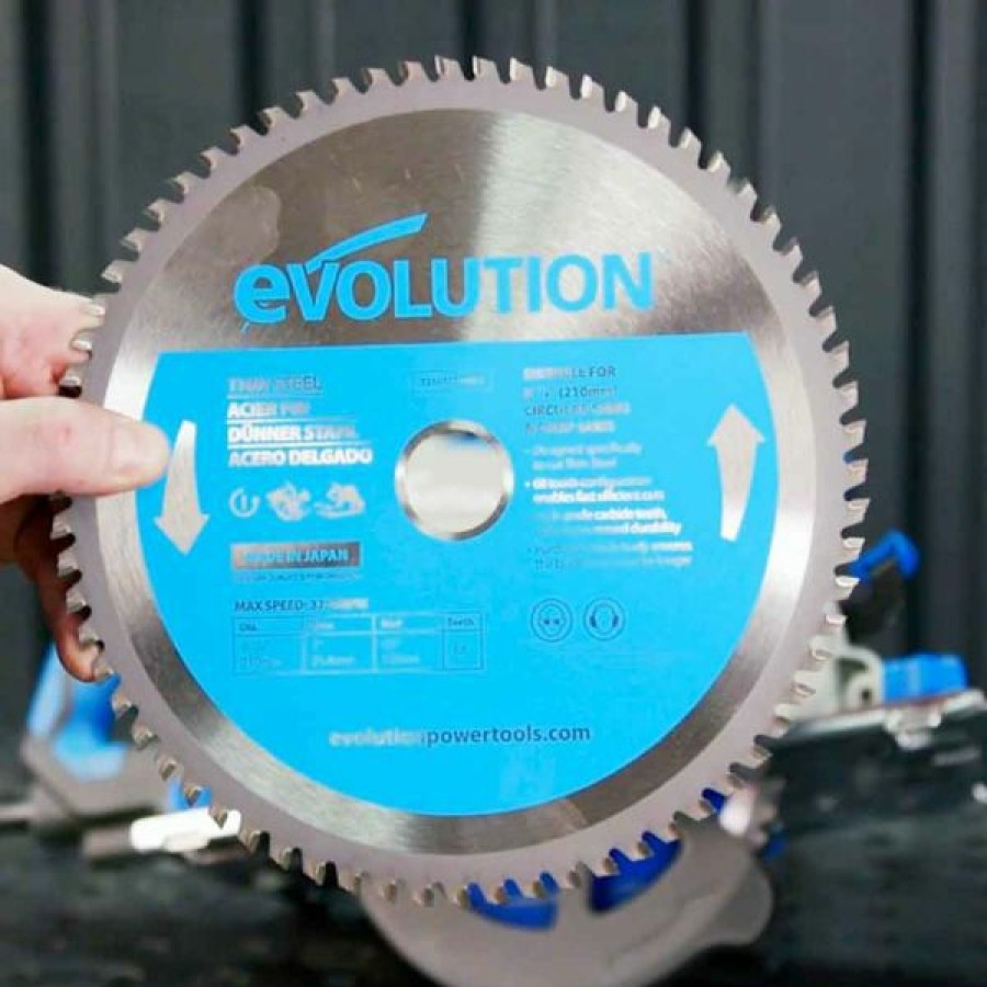 Evolution Power Tools * | Evolution 8-1/4 In. Thin Steel Cutting Blade, 1 In. Arbor T210Tct-68Cs Outlet