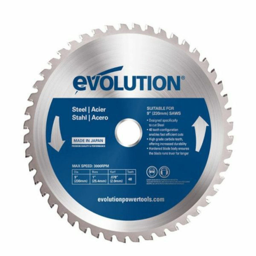 Evolution Power Tools * | Evolution 9-Inch Circular Saw Blade Replacement Sale