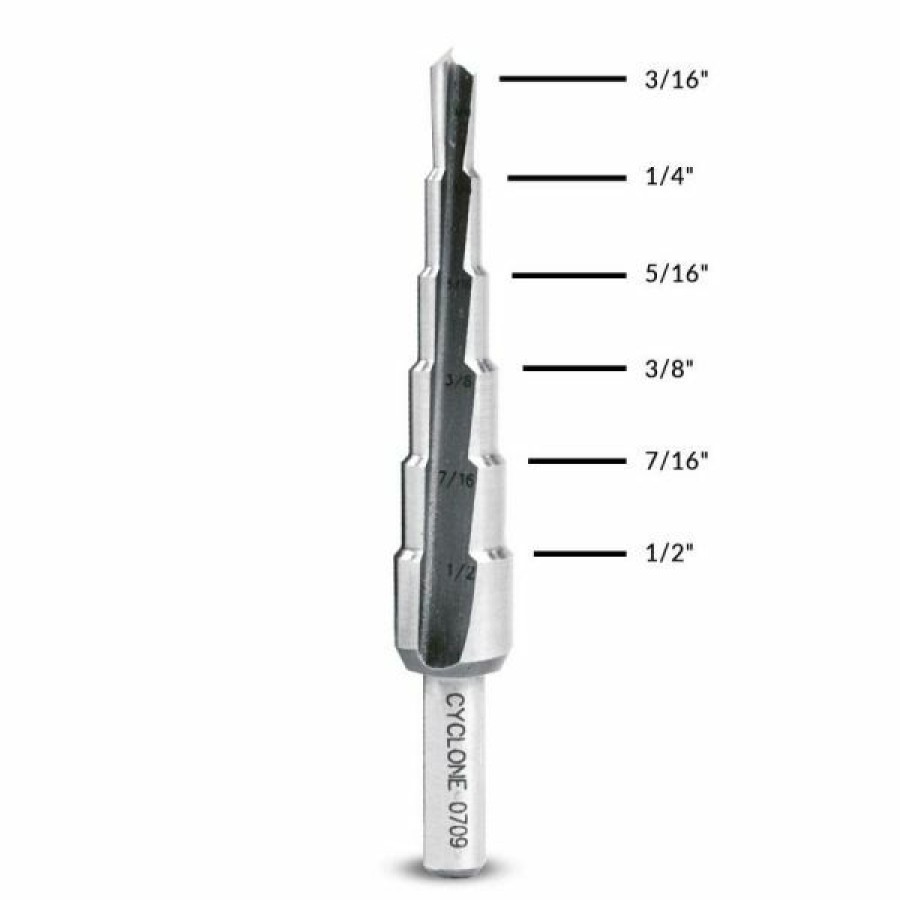 Evolution Power Tools * | Evolution Power Tools Straight Flute Step Drill 3/16 In. To 1/2 In. Sd 6 Free Delivery