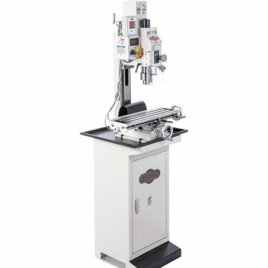 Metal Fab * | Shop Fox Variable-Speed Mill-Drill With Dro M1116 Promotions